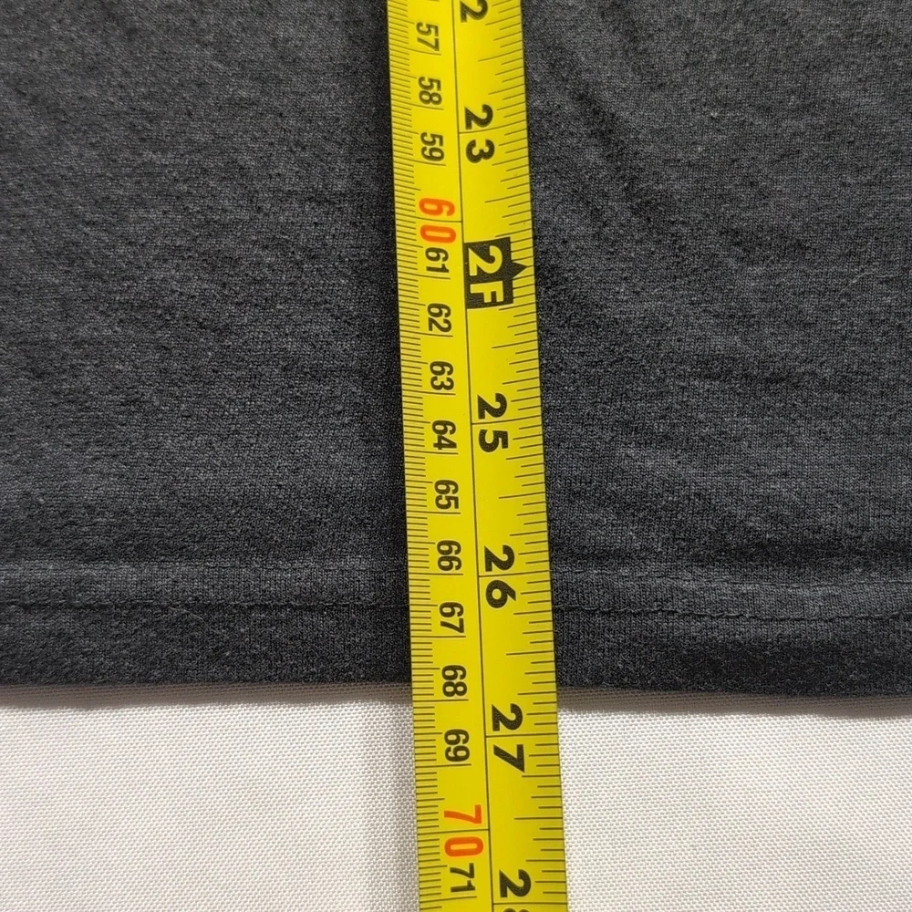 Nirvana T-shirt Gray Band Rock Concert Smiley Punk